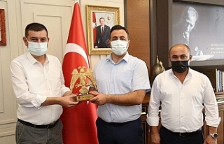 Türkdoğan ve Uysal’dan Rektör Kalan’a ziyareti