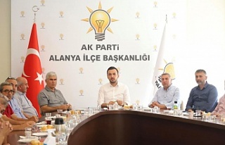 AK Parti Alanya toplandı