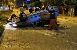 Alanya’da aşırı hız kazayı getirdi