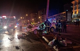 Alanya'da feci kaza: 2 ağır yaralı
