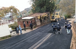 Alanya kırsalında bozulan yollar düzeltildi  