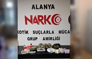 Alanya’da uyuşturucu operasyonu: 2 gözaltı