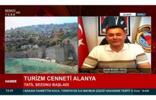 Başkan Yücel Bengü Türk TV’ye konuk oldu.