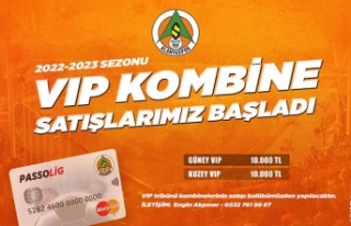 VIP tribünü kombinelerimiz satışa sunuldu