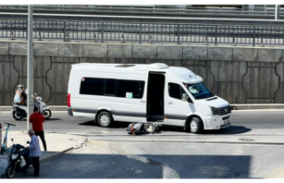 Alanya’da çevreyolu’da korkutan kaza!