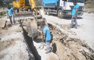 Alanya Belediyesi alt yapı çalışmalarına devam...