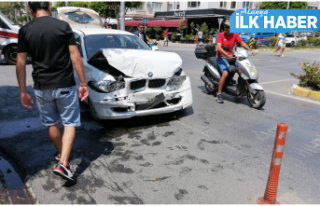 Alanya’da korkutan kaza!