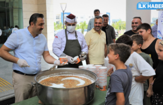 ALKÜ’de aşure ikramı yapıldı