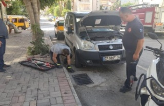 Kurtarıldıktan sonra ikinci kez motor kısmına...