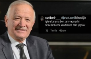 NURİ DEMİR ÇARK ETTİ: ZAMMI BEN YAPMADIM FIRINCILAR...