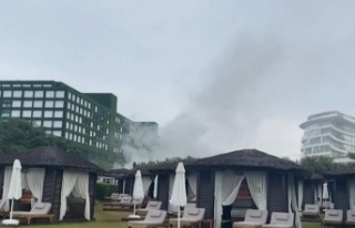 5 yıldızlı otelin restoranı yangında küle döndü!