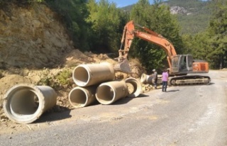 Alanya’nın kırsal mahallelerine kış bakımı