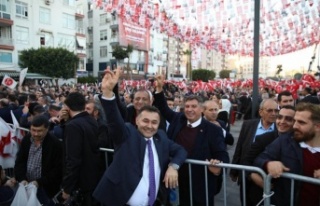 MHP’nin Mersin mitingine Alanya’dan katılım