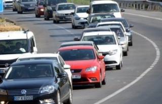 Antalya'da trafiğe kayıtlı taşıt sayısı...