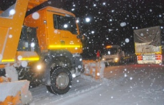 Antalya-Konya kara yolunda kar yağışı başladı!
