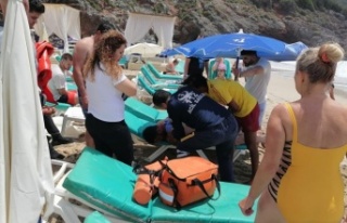 Alanya’da boğulma tehlikesi geçiren 2 kişi kurtarıldı