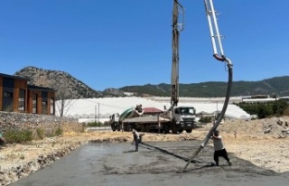 Alanya'da Avokado Paketleme Tesisi inşaatına...