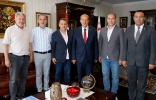KGK heyeti KKTC Cumhurbaşkanı Tatar'ı ziyaret...