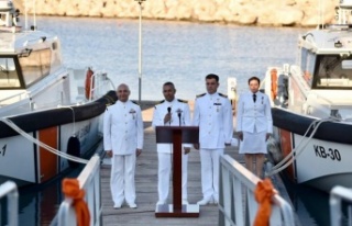 Sahil Güvenlik Antalya Grup Komutanlığı'nda...