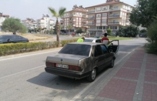 Abart egzoz denetiminden kaçtı yakalanınca yemediği...