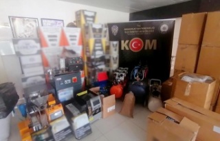 Manavgat’ta yarım tona yakın kıyılmış tütün...