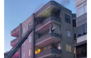 Apartmanda Çıkan Yangın Korkuttu
