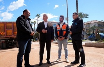 Atatürk Caddesi’ndeki yenileme çalışmalarında sona gelindi