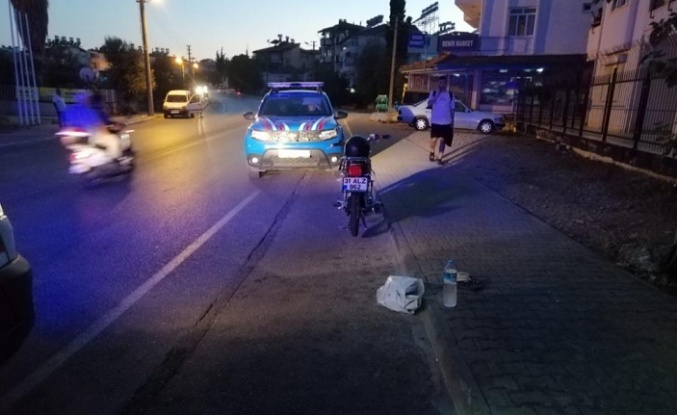 Manavgat’ta motosiklet kazası: 1 yaralı