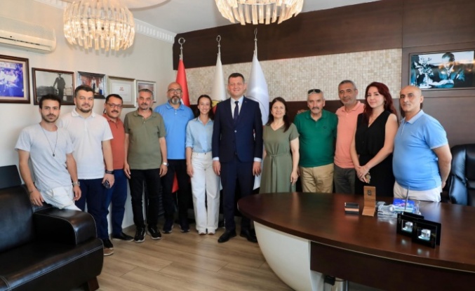 Kaymakam Ürkmezer’den AGC’ye veda ziyareti 