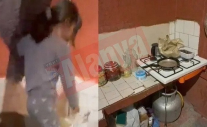 Alanya'da vicdanları sızlatan dram: Baba cezaevinde, anne terk etmiş