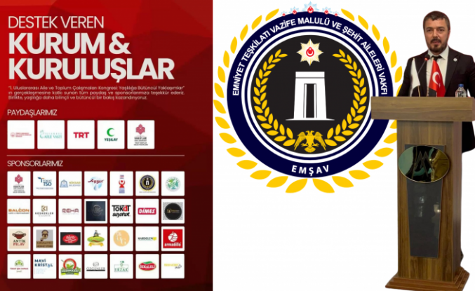 EMŞAV Alanya’dan uluslararası kongreye destek