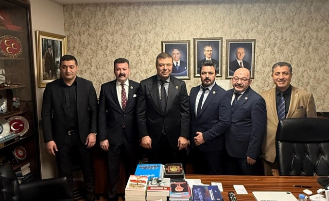EMŞAV Alanya, MHP Başdanışmanı Bayraktar ile görüştü