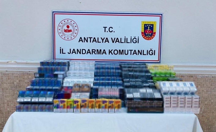 Jandarmadan kaçak sigara operasyonu